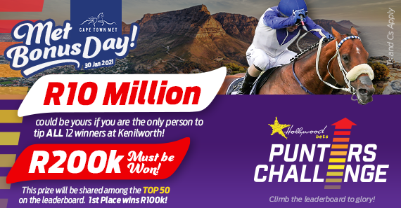 Hollywoodbets Punters' Challenge - Met Day
