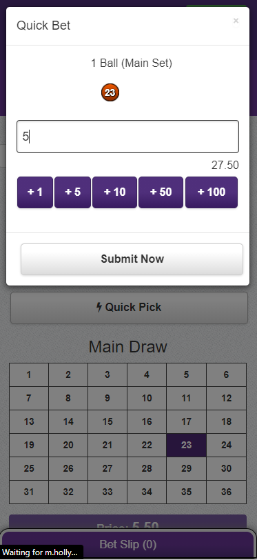Submit Hollywoodbets Lucky Numbers Bet