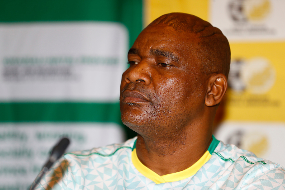 Bafana Bafana head coach Molefi Ntseki