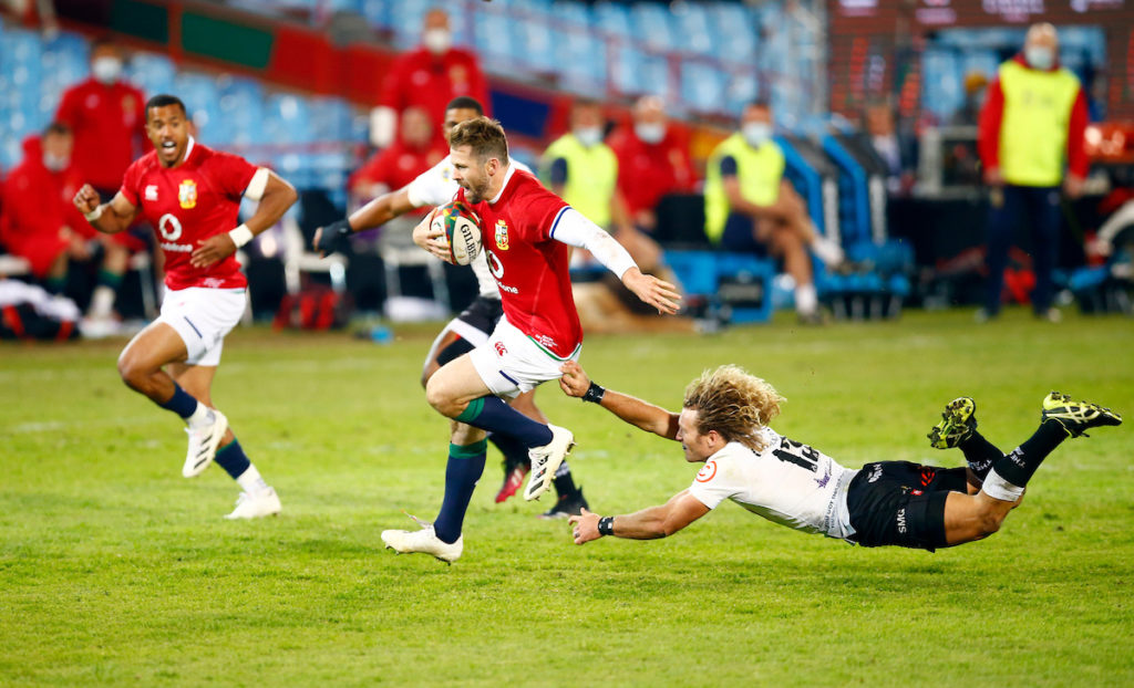 Werner Kok of the Sharks Rugby vs B&I Lions