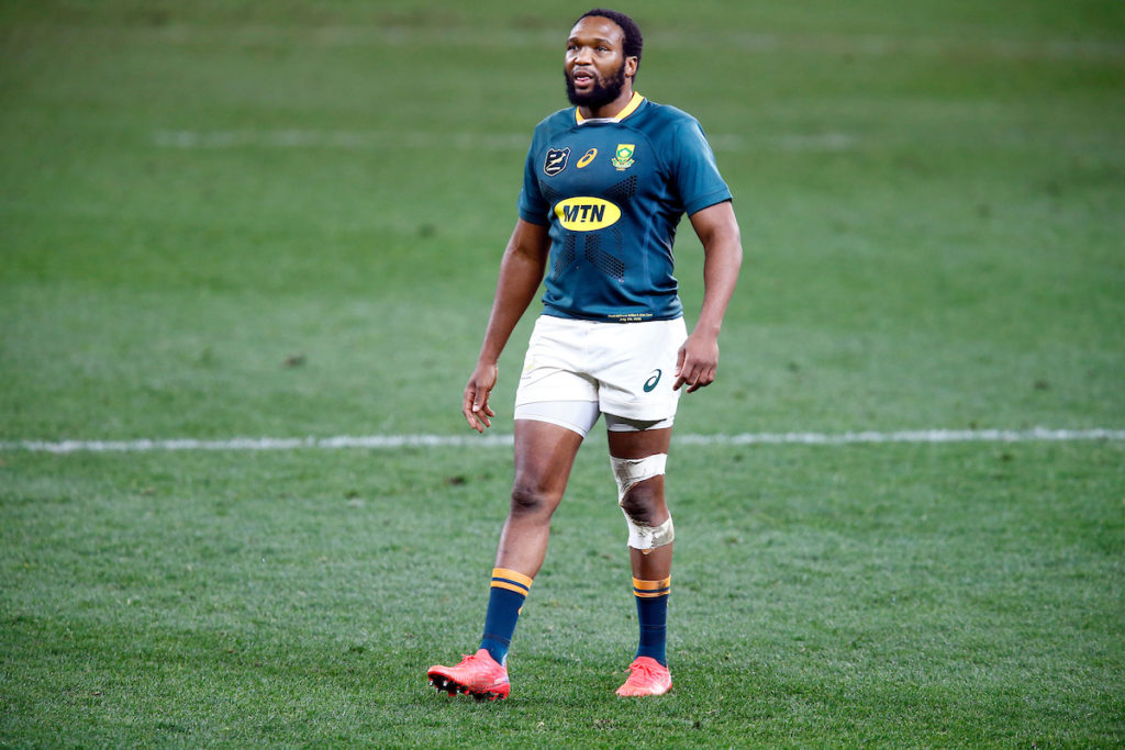 Lukhanyo Am of the Springboks - Rugby Championship