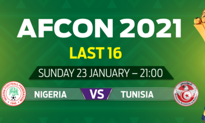 2022.01.06 HWBLOG POSTIMG AFCON Fixture Artwork Nigeria vs Tunisia