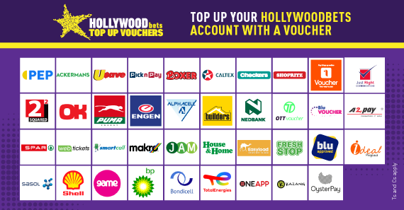 Hollywoodbets Top Up Vouchers