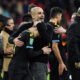 Pep Guardiola embraces Phil Foden - Champions League