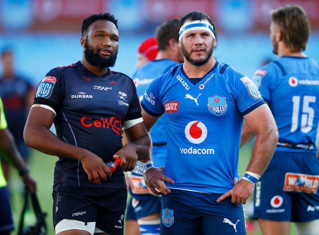 Lukhanyo Am and Marcel Coetzee - United Rugby Championship