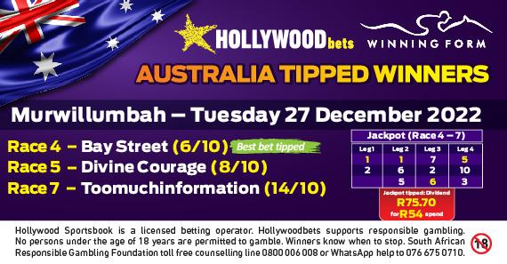 Australian Racing Brag Sheet - 28 December