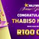 Thabiso Nkuna - Spina Zonke Jackpot Race Winner