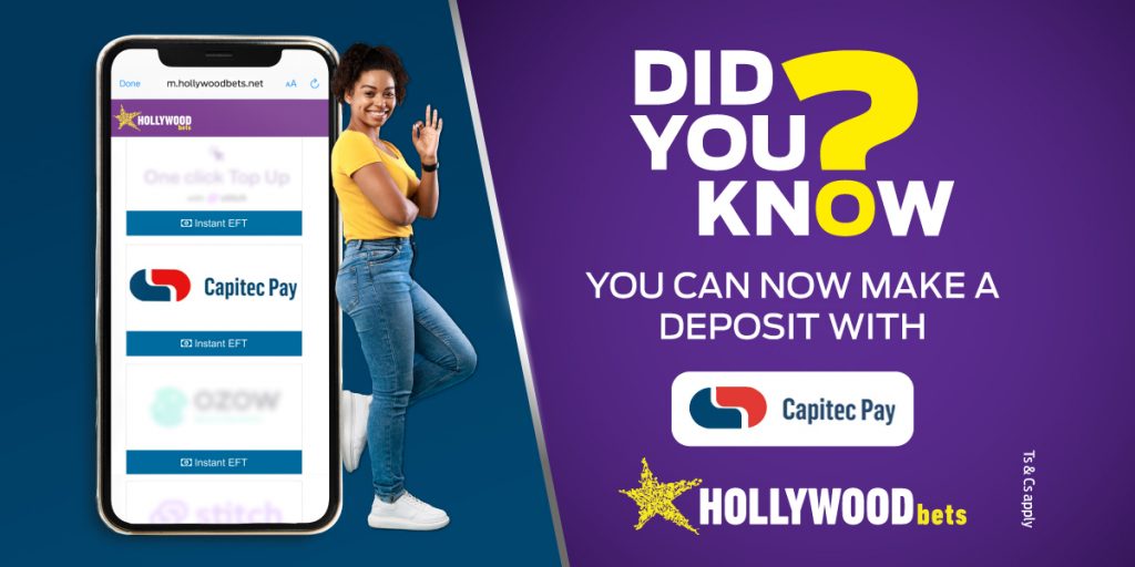 Capitec Pay Hollywoodbets