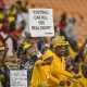 Kaizer Chiefs supporters celebrating