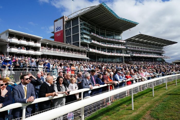 A general view of the crowds on day one of the Ebor Festival at York Racecourse. Picture date: Wednesday August 17, 2022.