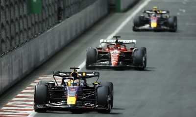 (L-R) Dutch Formula One driver Max Verstappen