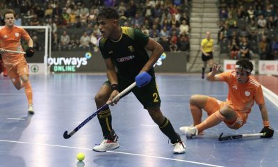 Mustaphaa Cassiem on the attack for South Africa