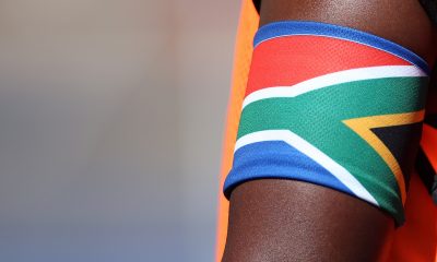 General view of the South African captains armband