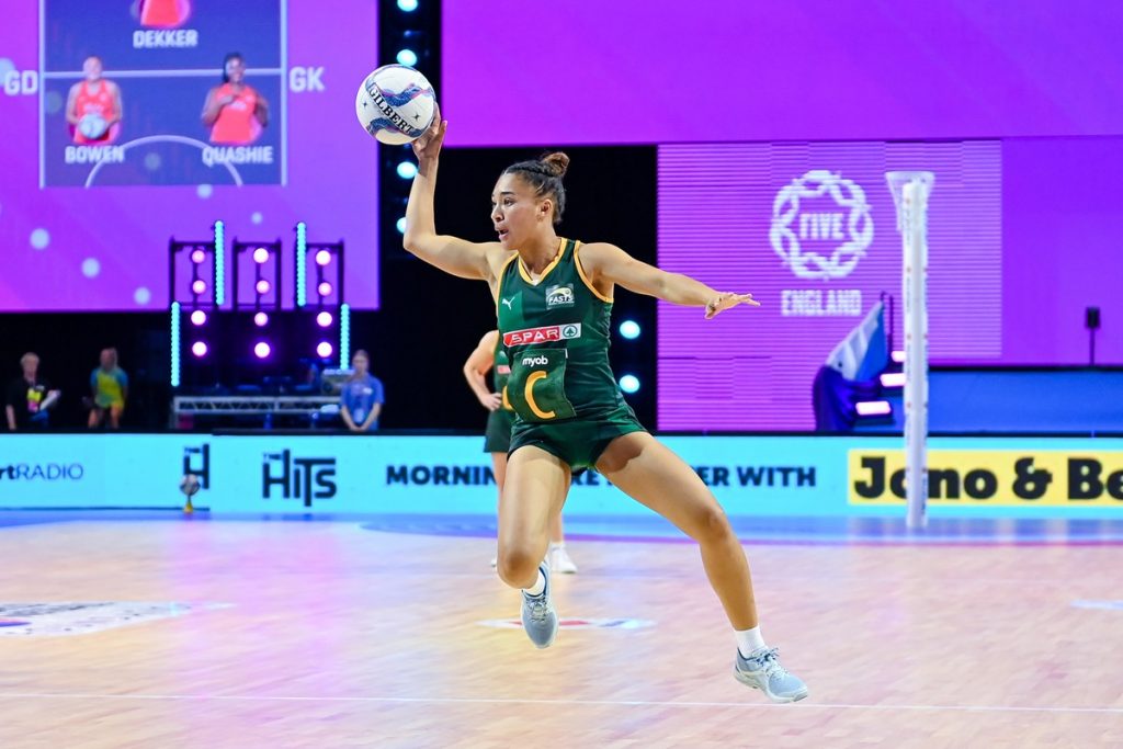 Netball - 2023 Fast5 - 3rd/4th Playoff - South Africa v England - Wolfbrook Arena - New Zealand