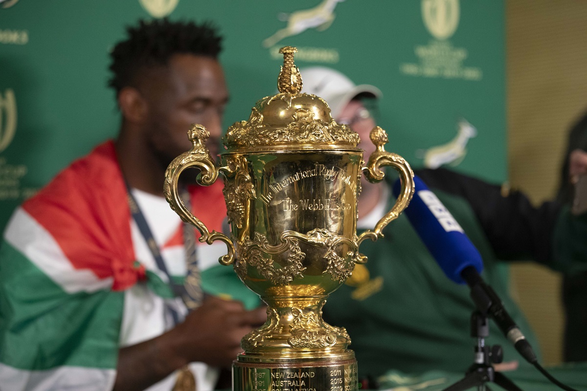 Springboks return to South Africa after winning Rugby World Cup