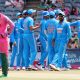 Arshdeep Singh celebrates wicket of Heinrich Klaasen