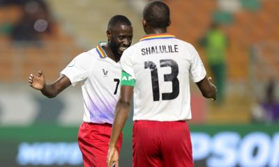 Deon Daniel Hotto and Peter Shalulile of Namibia