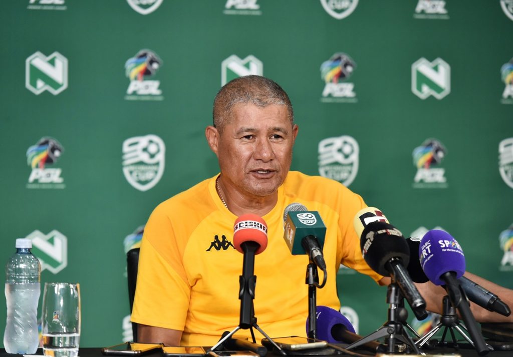 Cavin Johnson, interim coach of Kaizer Chiefs during the 2024 Nedbank Cup Kaizer Chiefs Press Conference at the PSL Headquarters.