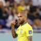 Dani Alves of Brazil reacts during the FIFA World Cup 2022 round of 16 soccer match between Brazil and South Korea at Stadium 974.