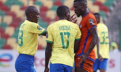 Aubrey Modiba of Sundowns during CAF Champions League 2023/24 match between Nouadhibou and Mamalodi Sundowns at Stade de la Capitale.