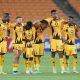 Despondent Kaizer Chiefs players during a penalty-shootout defeat to Milford FC.
