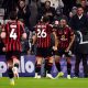 Bournemouth's Antoine Semenyo celebrates scoring their side's fourth goal of the game during the Premier League match at the Vitality Stadium.