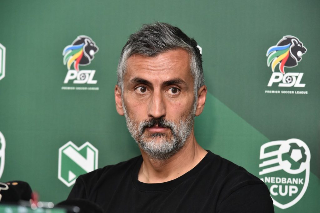 Orlando Pirates head coach, Jose Riveiro during the Nedbank Cup Press Conference at the Nedbank Cup Ya Rona House in Johannesburg