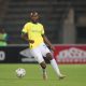 Mosa Lebusa of Mamelodi Sundowns during the DStv Premiership 2023/24 match against Supersport United at Lucas Moripe Stadium.