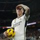 Real Madrid's Toni Kroos reacts during the Spanish LaLiga soccer match between Real Madrid and Granada CF, in Madrid, Spain, 02 December 2023.
