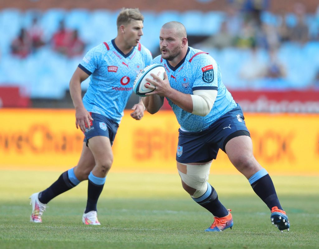 Wilco Louw of the Bulls during the 2023 United Rugby Championships match against Connacht at Loftus Stadium.
