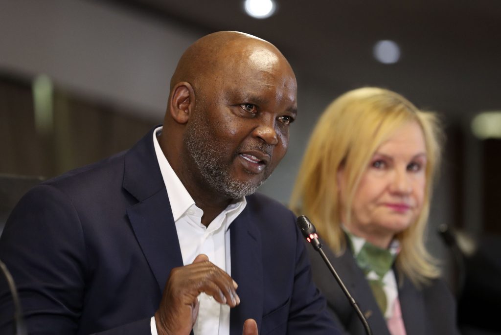 Pitso Mosimane during the SAFA Press Conference at the SAFA House, Johannesburg on the 18 August 2022