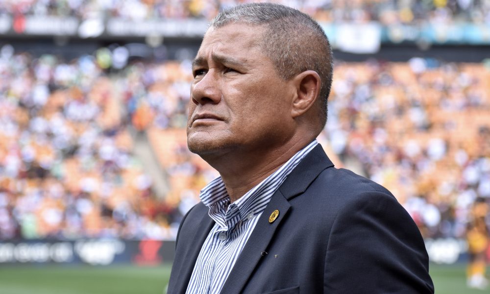 Kaizer Chiefs coach Cavin Johnson during the DStv Premiership 2023/24 match between Orlando Pirates and Kaizer Chiefs at FNB Stadium on the 09 March 2024