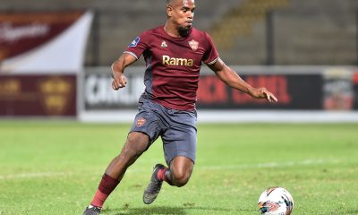 Iqraam Rayners of Stellenbosch FC during the DStv Premiership 2023/24 game between Stellenbosch FC and Polokwane City at Danie Craven Stadium on 27 April 2024