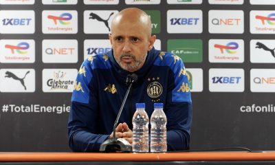 Coach Miguel Cardoso during the CAF Champions League 2023/24 quarterfinals 2nd leg press conference for Esperance Tunis in Abidjan, Cote dIvoire on 05 April 2024