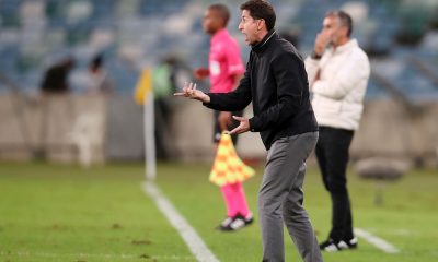 Pablo Franco Martin, head coach of AmaZulu during the DStv Premiership 2023/24 match between AmaZulu and Orlando Pirates at the Moses Mabhida Stadium.