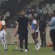 Sead Ramovic coach of TS Galaxy during DStv Premiership 2023/24 match between TS Galaxy FC and Stellenbosch FC at Mbombela Stadium.