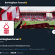Nottingham Forest Twitter/X profile