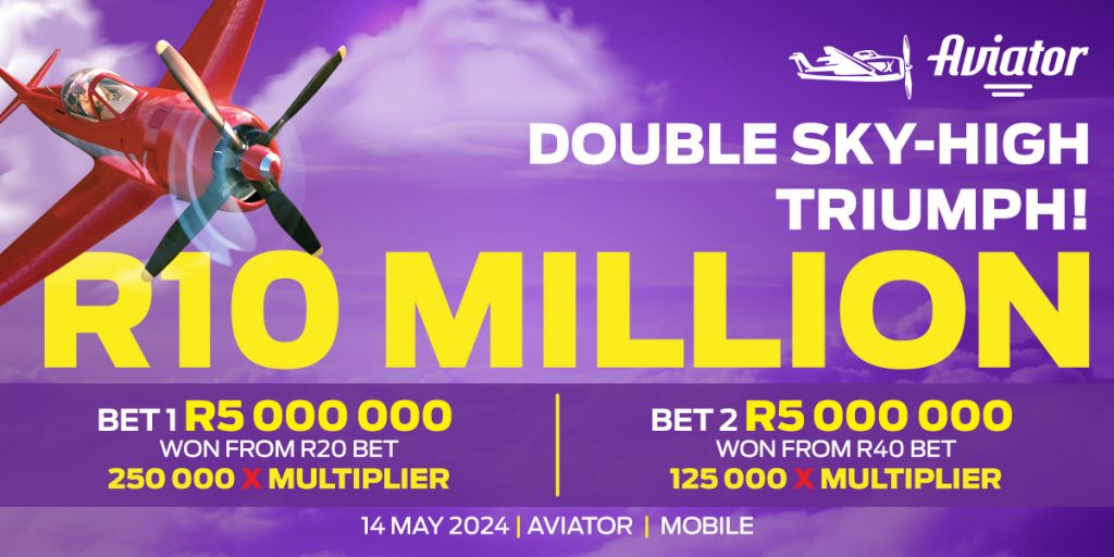 Aviator Big Win - 14 May 2024 - R10 000 000