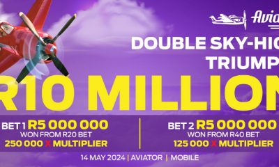 Aviator Big Win - 14 May 2024 - R10 000 000 - Header