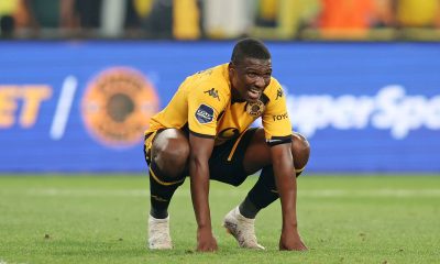 Thatayaone Ditlhokwe of Kaizer Chiefs during the DStv Premiership 2023/24 match between Kaizer Chiefs and Mamelodi Sundowns at the FNB Stadium, Johannesburg on the 02 May 2024