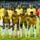 Mamelodi Sundowns team during the DStv Premiership 2023/24 game between Royal AM and Mamelodi Sundowns at Harry Gwala Stadium on 14 May 2024
