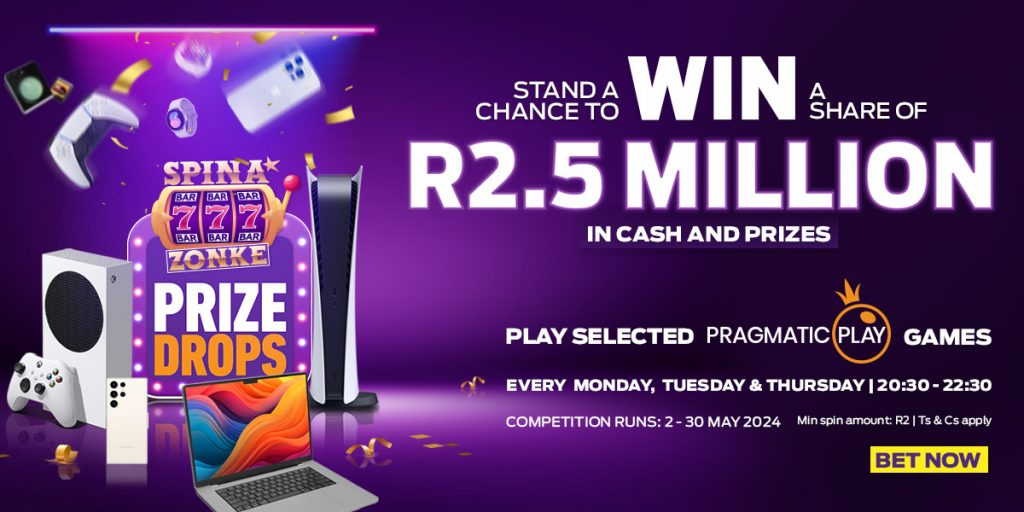 Hollywoodbets Prize Drops - May 2024