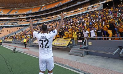 Itumeleng Khune of Kaizer Chiefs is honoured for 25 years of service dduring DStv Premiership 2023/24 football match between Kaizer Chiefs and Polokwane City at Soccer City.