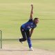 Mondli Khumalo of Tuskers bowls during the 2024 CSA T20 match between Titans and Tuskers at Supersport Park in Centurion.