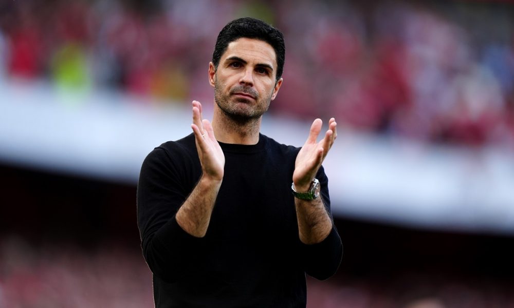 Arsenal manager Mikel Arteta following the Premier League match at the Emirates Stadium.