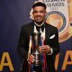 Mamelodi Sundowns goalkeeper Ronwen Williams receives COSAFA Men's Goalkeeper of the Year award during the 2024 COSAFA Awards at the Sandton Convention Centre in Johannesburg on the 9th of May 2024