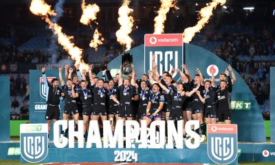 Glasgow Warriors crowned URC Champions after the 2024 United Rugby Championship Final match between Vodacom Bulls and Glasgow Warriors at Loftus Versfeld Stadium.