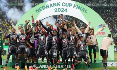 Orlando Pirates winners of the 2024 Nedbank Cup final match between Mamelodi Sundowns and Orlando Pirates at Mbombela Stadium.