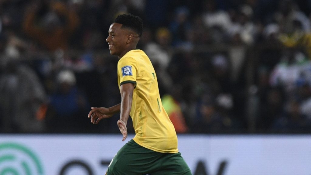 Relebohile Mofokeng makes debut for Bafana Bafana