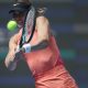 Paula Badosa of Spain in action during the women's singles fourth round match against Jessica Pegula of United States in the China Open tennis tournament in Beijing.